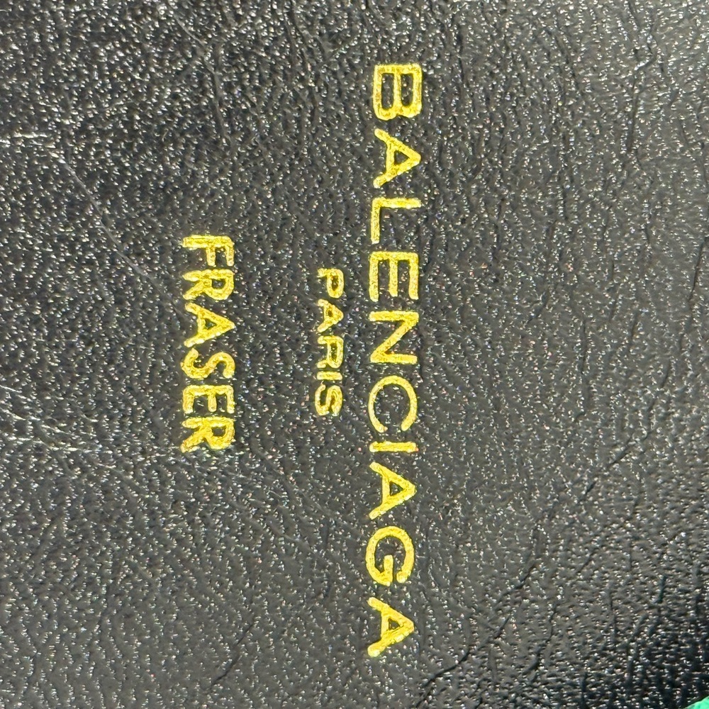 Balenciaga Emerald and Ebony Textured Accessory - Picture 4 of 8
